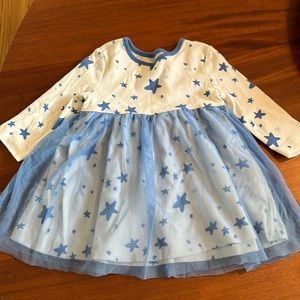 Washed never worn Hanna Anderson (moon and back) tulle dress